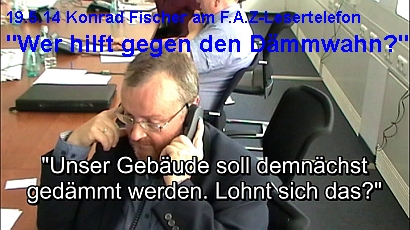 FAZ Lesertelefon mit Konrad Fischer - Konrad Fischer Archiv